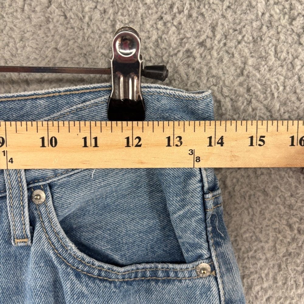 Levi’s 94 Baggy Jeans Size 26 Light Wash Distressed Straight Leg - Picture 7 of 15